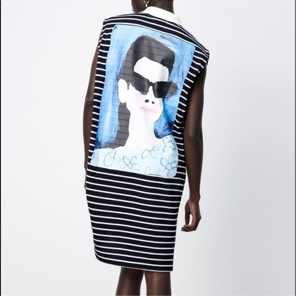 Zara X Natacha Paschal Striped Dress - Picture 2 of 9